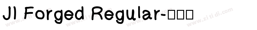 JI Forged Regular字体转换